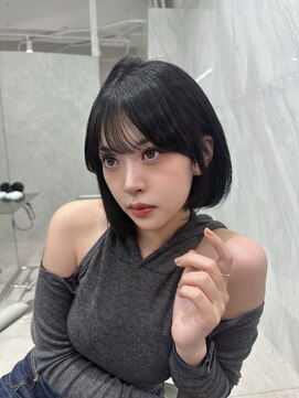 ウィクシーミミ 栄矢場町店(wixy mimi) 艶感たっぷりブルーブラック