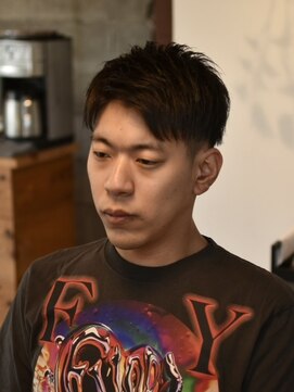 リム メンズヘア(LIM men's hair) 束感ショートアップバング【倉敷メンズカット/美容院/理容室】