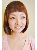 オシャレバング！うる艶ボブ［京成大久保/髪質改善/ヘッドスパ］