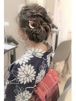 ローラ 本店(Rola)&nbsp;浴衣に似合わせて♪サイドアップ　ヘアセット