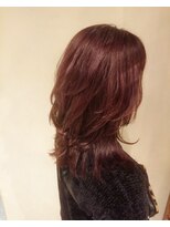 フィゼル 福島店(fizelle)&nbsp;ピンクアッシュウルフ　中村雄蔵