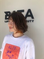 ヘアサロン ビータ(Hair salon BITA)&nbsp;◎オレンジインナーカラー×ボブ