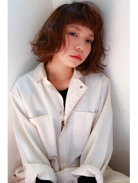 エコモ ヘアー(E Komo hair) ウェイトバング_モスオレンジ◎