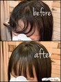 ロータス ヘアデザイン(LOTUS hair design.) 顔の印象を1番変える前髪だけの縮毛矯正もお任せ下さい♪