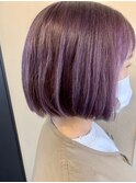 #ミニボブ #パープル
