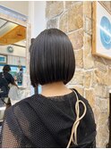 髪質改善 酸性ストレート × ミニボブ マチルダボブ
