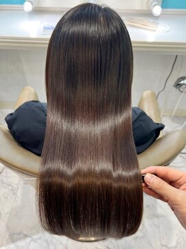 リール 銀座(R'EEL) ショコラアッシュ/縮毛矯正