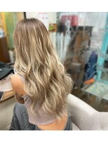 リエコー(RE'ECHO)&nbsp;ハイトーン/バレイヤージュ/メッシュ/グレージュ