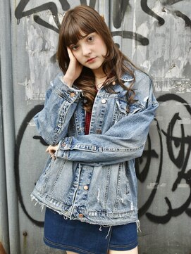 ブゾン(buZon) ウルフハイレイヤー×ミルクティーベージュ