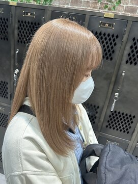 ロウ 町田(ROW) 大人かわいいエギョモリ ミルクティーブラウン ひし形シルエット