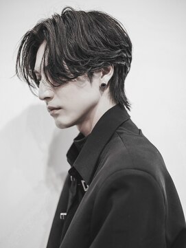 ルースト 渋谷店(ROOST) センターパート/ニュアンスパーマ/カルマパーマ