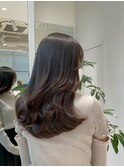 レイヤー/グレージュ/ロング/セミロング/外巻き/艶髪/髪質改善
