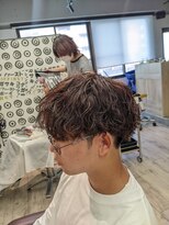 コワファーストナガサキシャンプーボーイ(COIFF1RST NAGASAKI SHAMPOO BOY)&nbsp;vマッシュ×波巻きスパイラルパーマ