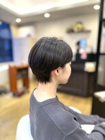 シュヴー 築地(CHEVEUX)&nbsp;好印象！黒髪丸みショート
