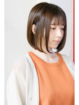 ルーシー ヘアデザインワークス(Lucy Hair Design Works) サロンワーク×ミディアムボブ