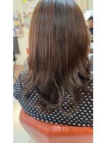 ヘアスタジオブービー&nbsp;韓国ワンホンミックスレイヤー　後れ毛