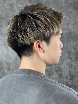 ヒロギンザ 新橋銀座口店(HIRO GINZA) ハイトーンアップバング