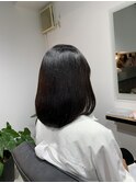 縮毛矯正×ミディアムスタイル