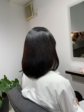 アリーズ シブヤ(ALLYS shibuya) 縮毛矯正×ミディアムスタイル