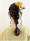《shii../大黒》#編みおろし#ヘアセット#ヘアアレンジ