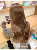 【ブリーチなし】マロンベージュ