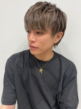 ネイロ 錦糸町(NeiRo) 魅力倍増カールセミディシアーカラーダークアッシュショートヘア