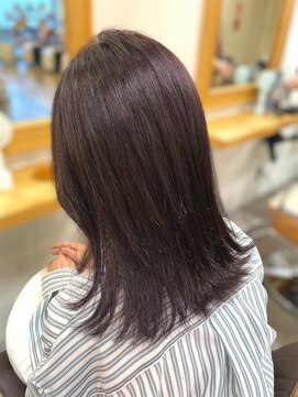 カノープス ヘアアンドメイクアップ(Canopus hair&make up) 外ハネ×秋カラー　ショコラブラウン