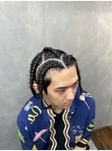 メンズデザインコーンロウ！！