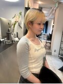【表参道sheta小林】ハイトーンマッシュショート耳かけショート
