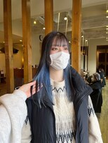 ニクスフリー(nix free) インナーブルーインナーカラーイヤリングカラー20代10代ブルベ