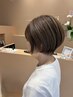 カット＋白髪ぼかしハイライト＋炭酸SP