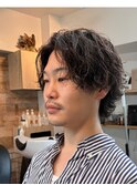 ミディアムウルフ/縦落ちスパイラルパーマ