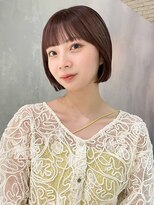 アルバム 渋谷パルコ(ALBUM) ボブ前髪カット暗めカラーショート_F60059