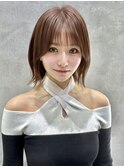 ダークアッシュ/似合わせカット/レイヤーカット(新潟/万代）