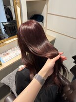 トムヘアーデザイン 楠葉店(TOM HAIR DESIGN)&nbsp;ピンクブラウン×カット×髪質改善トリートメント