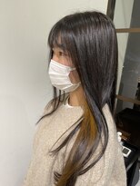 ステラ ヘア デザイン サロン(STELLA hair design salon)&nbsp;さり気なく楽しむイヤリングカラー×ロングレイヤーカット
