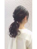 オリーブスバイネオリーブ(Olive's by neolive)&nbsp;【新宿　Neolive】ゆるふわローポニーアレンジ