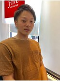 アシンメトリーツーブロックショート
