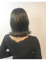 ヘアメイク オブジェ(hair make objet) 透明感アッシュボブ*** KAI