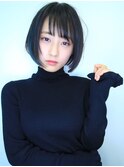 【morio池袋】大人かわいい可愛い前下がり透け感ショート♪