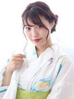 マルシェ(marche)&nbsp;大人可愛い色っぽ浴衣ヘアアレンジ