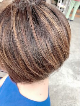 ルーファス 恵比寿 渋谷(Ruufus) 40代明るめ白髪染めハイライト【Ruufus恵比寿渋谷】31517