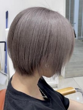 クアトログランシュ ひたちなか店(QUATRO×GranCieux) 2ブリーチ×ミルクティーグレージュ