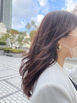 エディット アンド 千里(Edit&) 白髪染めでも出来る！ピンクパープル◎