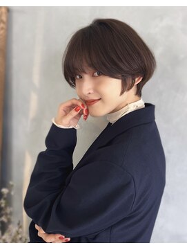 コート 表参道(Cote) 大人可愛いイメチェン小顔カットフェミニンダークアッシュ