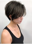new open【juu.】natural highlight/short hair/greige