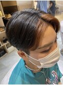 前髪カラー ハンサムショート 原明日香