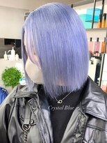 ベレーザ 渋谷(BELEZA)&nbsp;2144ターコイズブルーインディゴハイトーンカラー韓国ヘアー