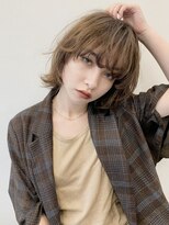 ココ 本八幡(KOKO)&nbsp;黒髪クラゲヘアーオリーブグレー小顔ココアベージュショート