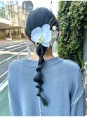 成人式ヘア/タイトアレンジ/ねじねじアレンジ